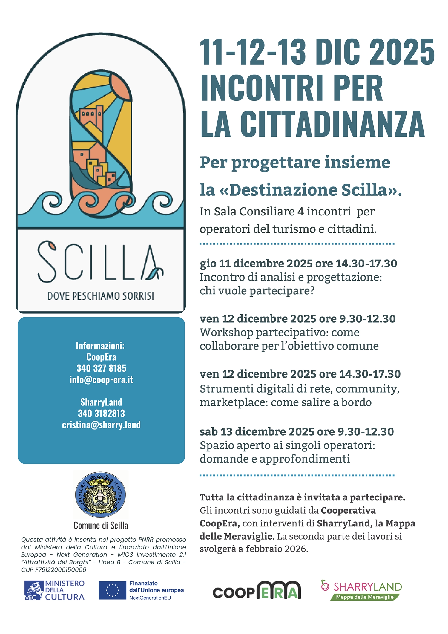 Locandina Scilla 11 - 12 - 13 dicembre 2025